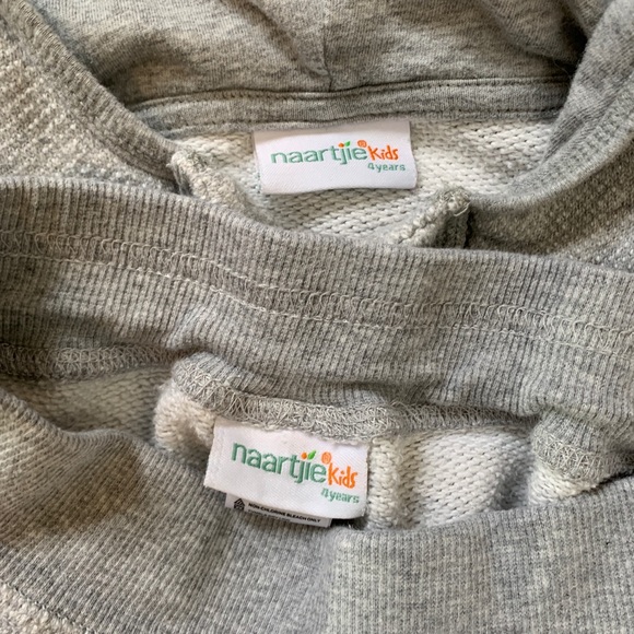 Naartjie Gray sweatshirt and sweatpants outfit 4 - Picture 4 of 6